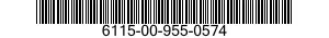 6115-00-955-0574 GENERATOR SET,GASOLINE ENGINE 6115009550574 009550574