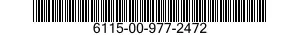 6115-00-977-2472  6115009772472 009772472