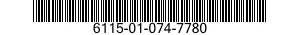 6115-01-074-7780  6115010747780 010747780