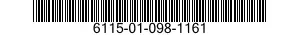 6115-01-098-1161 END BELL,ELECTRICAL ROTATING EQUIPMENT 6115010981161 010981161
