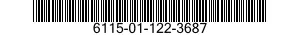 6115-01-122-3687  6115011223687 011223687