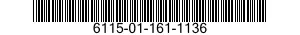 6115-01-161-1136 GENERATOR,ALTERNATING CURRENT 6115011611136 011611136