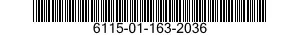 6115-01-163-2036  6115011632036 011632036