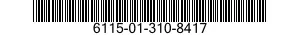 6115-01-310-8417 GENERATOR,ALTERNATING CURRENT-DIRECT CURRENT 6115013108417 013108417