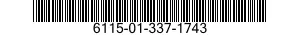 6115-01-337-1743 GENERATOR,ALTERNATING CURRENT 6115013371743 013371743