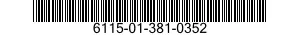 6115-01-381-0352 GENERATOR,ALTERNATING CURRENT 6115013810352 013810352