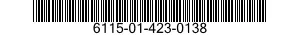 6115-01-423-0138 ROTOR ASSEMBLY 6115014230138 014230138