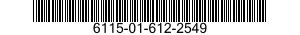 6115-01-612-2549 GENERATOR,ALTERNATING CURRENT-DIRECT CURRENT 6115016122549 016122549