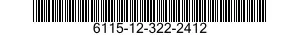6115-12-322-2412 ROTOR ASSEMBLY 6115123222412 123222412