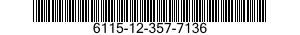 6115-12-357-7136 GENERATOR,ALTERNATING CURRENT 6115123577136 123577136