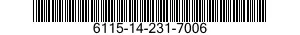 6115-14-231-7006 PLAN ISOLANT DE GEN 6115142317006 142317006