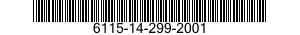 6115-14-299-2001 INDUCTEUR FREIN EQU 6115142992001 142992001