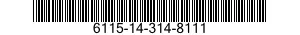 6115-14-314-8111 ROTOR,GENERATOR 6115143148111 143148111