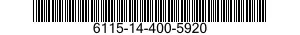 6115-14-400-5920 GENERATOR,ALTERNATING CURRENT 6115144005920 144005920