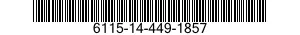 6115-14-449-1857 CASE,GENERATOR SET 6115144491857 144491857