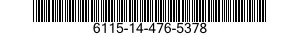 6115-14-476-5378 GENERATOR,ALTERNATING CURRENT 6115144765378 144765378