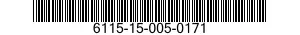 6115-15-005-0171 GENERATOR,ALTERNATING CURRENT 6115150050171 150050171