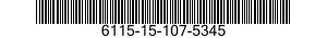 6115-15-107-5345 POWER PLANT,ELECTRIC 6115151075345 151075345