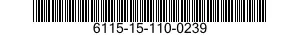 6115-15-110-0239 GENERATOR SET,DIESEL ENGINE 6115151100239 151100239
