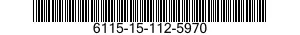 6115-15-112-5970 GENERATOR,ALTERNATING CURRENT 6115151125970 151125970