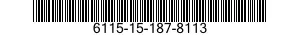6115-15-187-8113 POWER PLANT,ELECTRIC 6115151878113 151878113