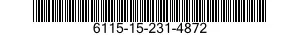 6115-15-231-4872 KIT INTERFACCIA CAR 6115152314872 152314872