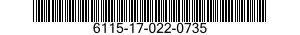 6115-17-022-0735 GENERATOR SET,GASOLINE ENGINE 6115170220735 170220735