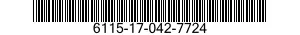 6115-17-042-7724 GENERATOR SET,DIESEL ENGINE 6115170427724 170427724