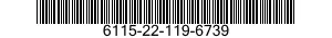 6115-22-119-6739 GENERATOR,ALTERNATING CURRENT 6115221196739 221196739