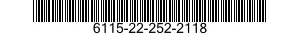 6115-22-252-2118  6115222522118 222522118