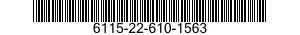 6115-22-610-1563 COVER,ELECTRICAL GENERATOR 6115226101563 226101563