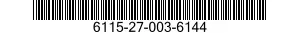 6115-27-003-6144 GENERATOR,ALTERNATING CURRENT 6115270036144 270036144