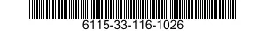 6115-33-116-1026 GENERATOR,ALTERNATING CURRENT 6115331161026 331161026