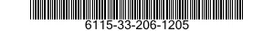 6115-33-206-1205 GENERATOR SET,DIESEL ENGINE 6115332061205 332061205