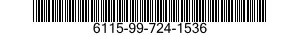 6115-99-724-1536 GENERATOR,ALTERNATING CURRENT 6115997241536 997241536