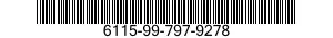 6115-99-797-9278 GENERATOR,ALTERNATING CURRENT 6115997979278 997979278