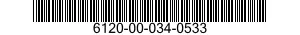 6120-00-034-0533  6120000340533 000340533
