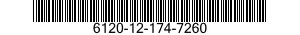 6120-12-174-7260 TRANSFORMER,POWER 6120121747260 121747260