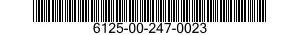 6125-00-247-0023  6125002470023 002470023