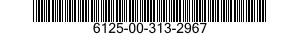 6125-00-313-2967  6125003132967 003132967