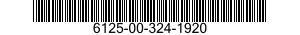 6125-00-324-1920  6125003241920 003241920