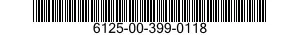 6125-00-399-0118 WINDING,MOTOR-GENERATOR FIELD 6125003990118 003990118