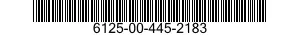 6125-00-445-2183  6125004452183 004452183