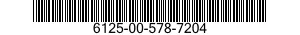6125-00-578-7204  6125005787204 005787204