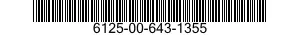 6125-00-643-1355  6125006431355 006431355