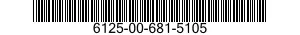 6125-00-681-5105  6125006815105 006815105