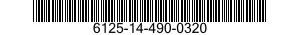 6125-14-490-0320 MOTOR-GENERATOR 6125144900320 144900320