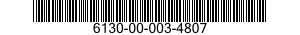 6130-00-003-4807  6130000034807 000034807