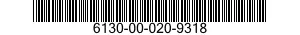 6130-00-020-9318  6130000209318 000209318