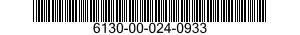 6130-00-024-0933  6130000240933 000240933